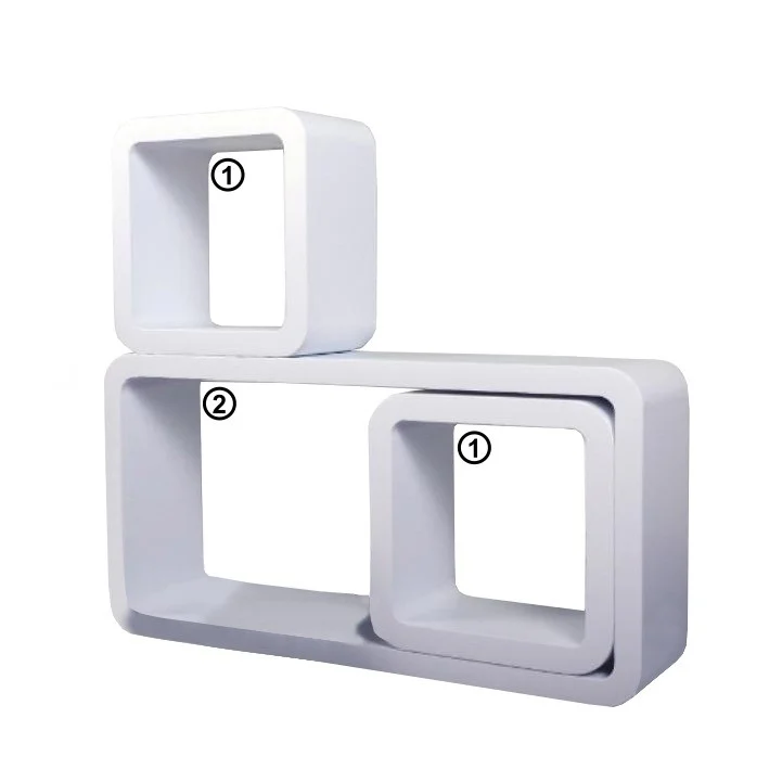 Polite, 3 buc, albe, TRIX