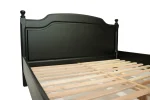 Pat lemn masiv negru 120x200 cm