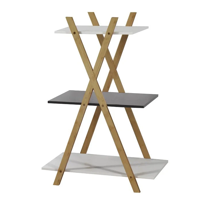 Etajera, gri/alba, HARUN