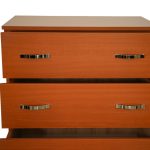 Comoda 4 sertare Cires, 80x48x105 cm