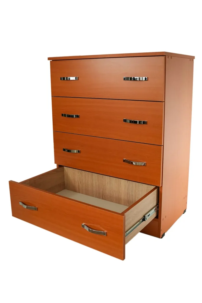 Comoda 4 sertare Cires, 80x48x105 cm