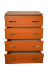 Comoda 4 sertare Cires, 80x48x105 cm