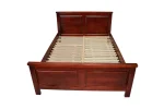 Pat lemn masiv Marius, 120x200 cm, mahon