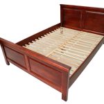 Pat lemn masiv Marius 160×200 cm, mahon