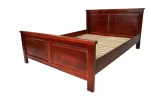 Pat lemn masiv Marius, 120x200 cm, mahon