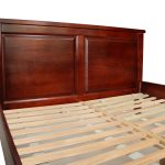 Pat lemn masiv Marius 160×200 cm, mahon