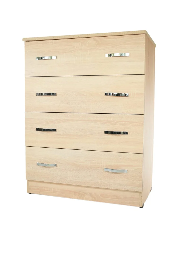 Comoda 4 sertare Sonoma, 80x50x105 cm