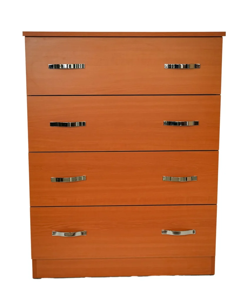 Comoda 4 sertare Cires, 80x48x105 cm