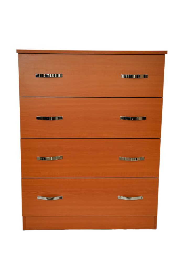 Comoda 4 sertare Cires, 80x48x105 cm