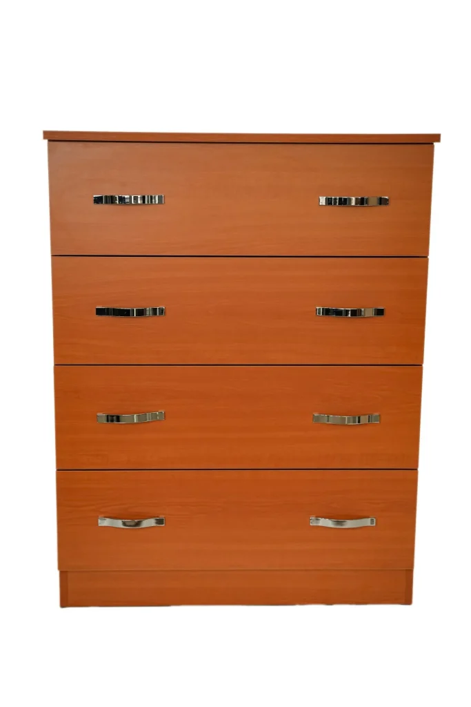 Comoda 4 sertare Cires, 80x48x105 cm