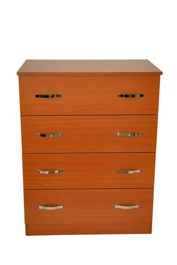 Comoda 4 sertare Cires, 80x48x105 cm