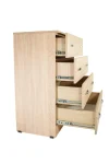 Comoda 4 sertare Sonoma, 80x50x105 cm