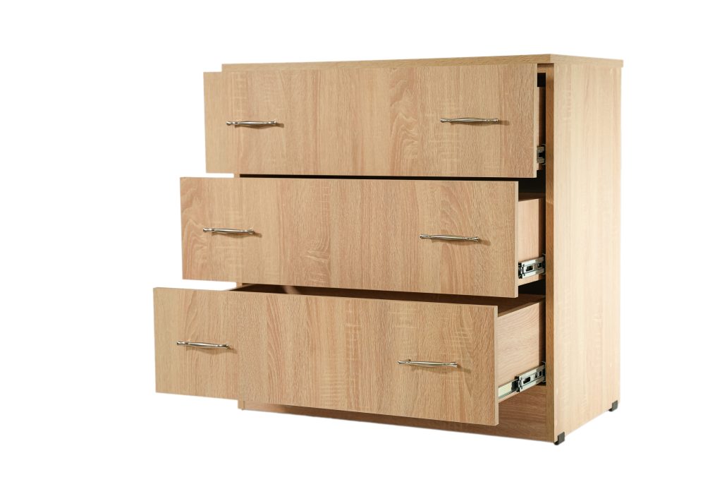 Comoda 3 sertare Sonoma, 80x48x82 cm