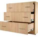 Comoda 3 sertare Sonoma, 80x48x82 cm