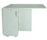 Masa plianta, alb, 175x96x76 cm