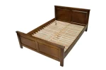 Pat lemn masiv, Marius 160x200 cm, Nuc