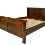 Pat lemn masiv Marius 180x200 cm, Nuc