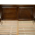 Pat lemn masiv Marius 180x200 cm, Nuc