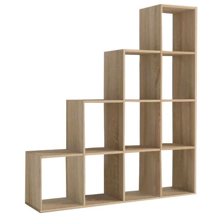 Etajera piramida, stejar sonoma, DTD laminat, NORAH