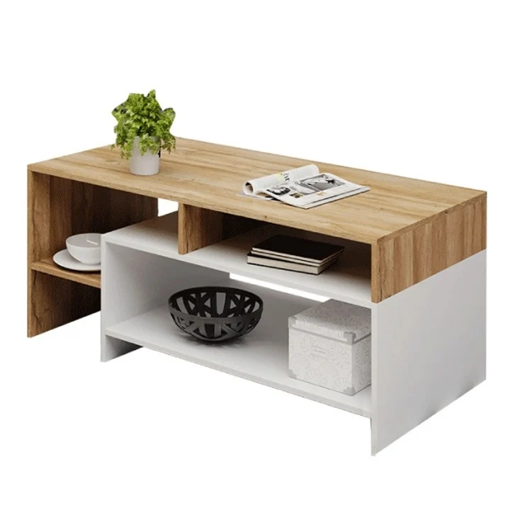 Masuta de cafea, stejar grandson/alb, ALICANTE