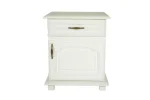Noptiera insertie lemn culoare alb - 49x58x36 cm