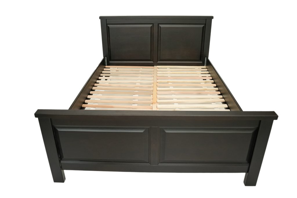 Pat lemn masiv Marius 160x200 cm, negru