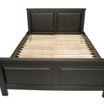 Pat lemn masiv Marius 160x200 cm, negru