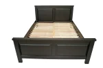 Pat lemn masiv Marius 160x200 cm, negru