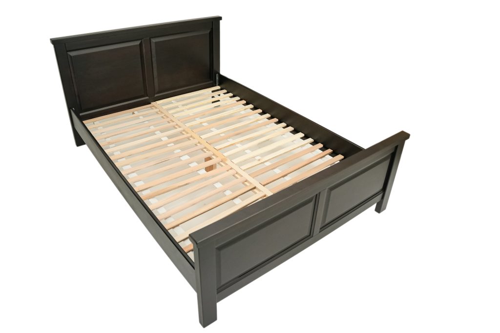 Pat lemn masiv Marius 160x200 cm, negru