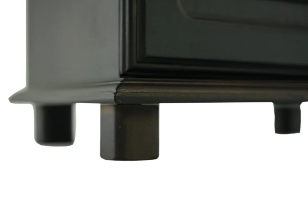 Noptiera insertie lemn culoare negru - 49x58x36 cm