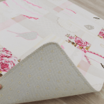 Covor 80x200 cm, model romantic, multicolor, ADELINE