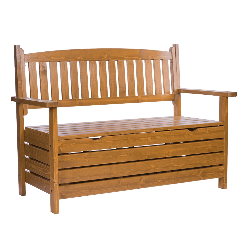 Banca de gradina, maro, 124 cm, DILKA