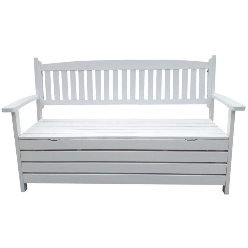Banca de gradina, alb, 150 cm, AMULA