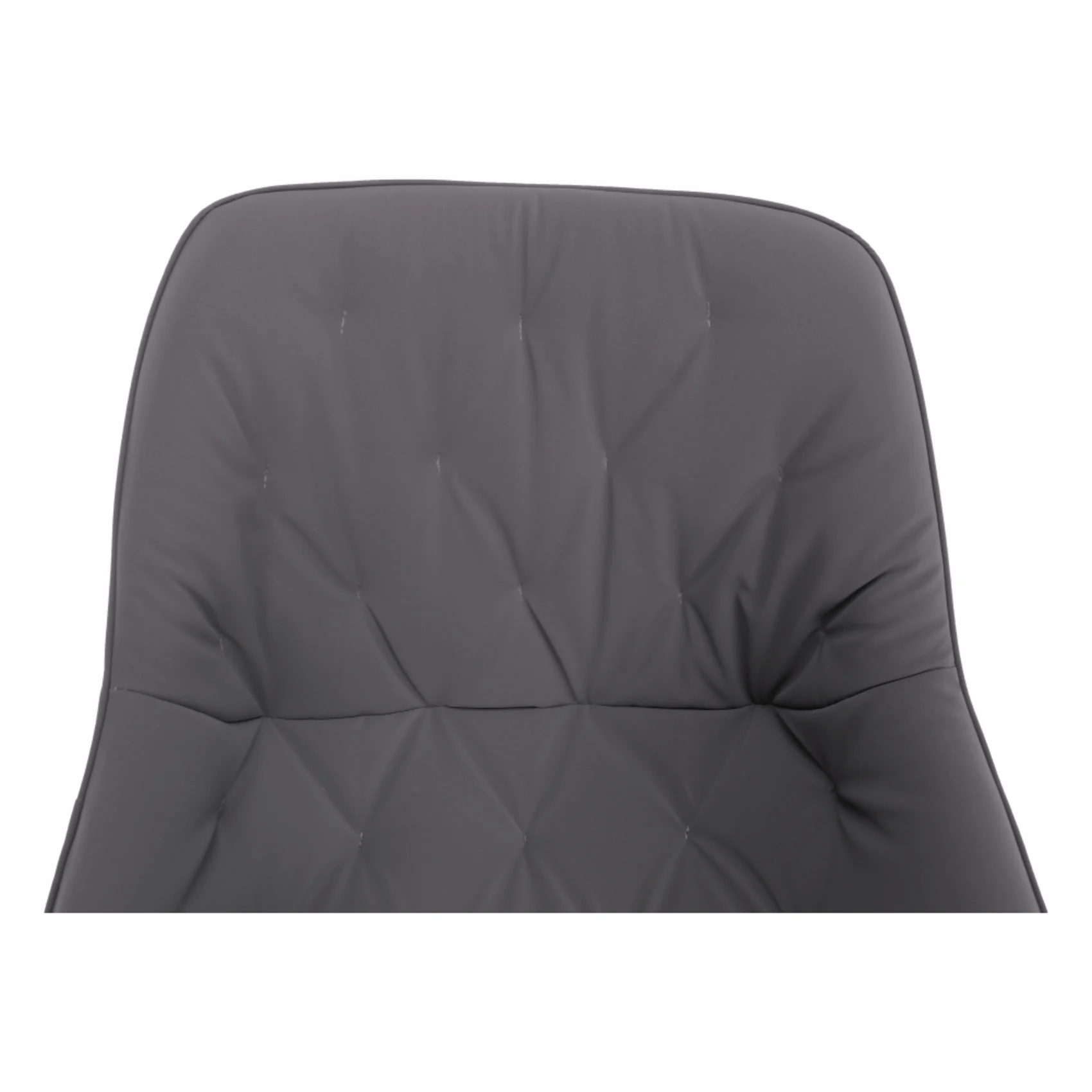 Fotoliu de design, material textil gri, FEDRIS