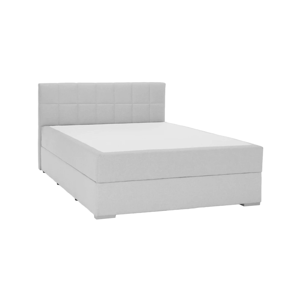 Pat tip BOXSPRING 120x200 cm, gri deschis, FERATA KOMFORT