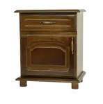 Noptiera Insertie Lemn Culoare Nuc - 49x58x36 Cm