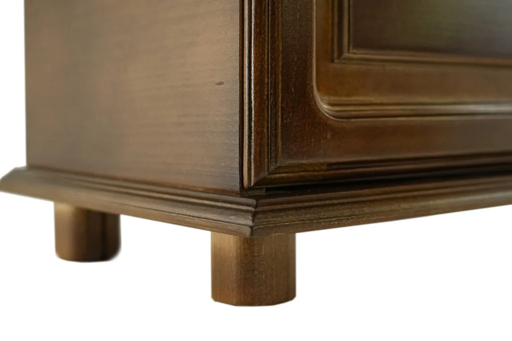 Noptiera Insertie Lemn Culoare Nuc - 49x58x36 Cm