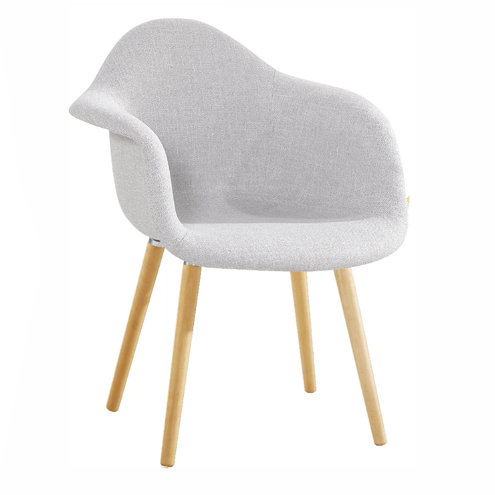 Fotoliu de design, gri/fag, KADIR