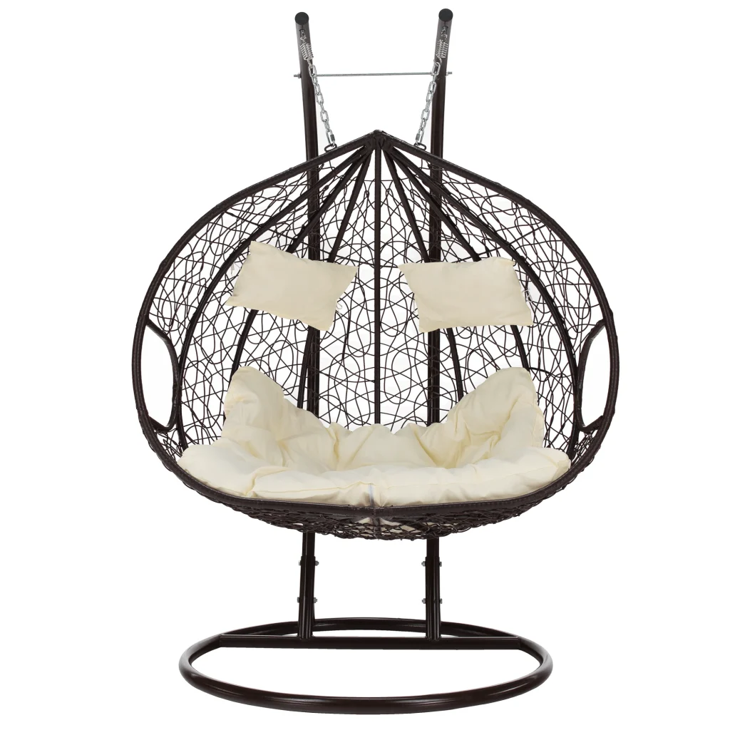 Scaun agatat, maro/crem DALVEA NEW