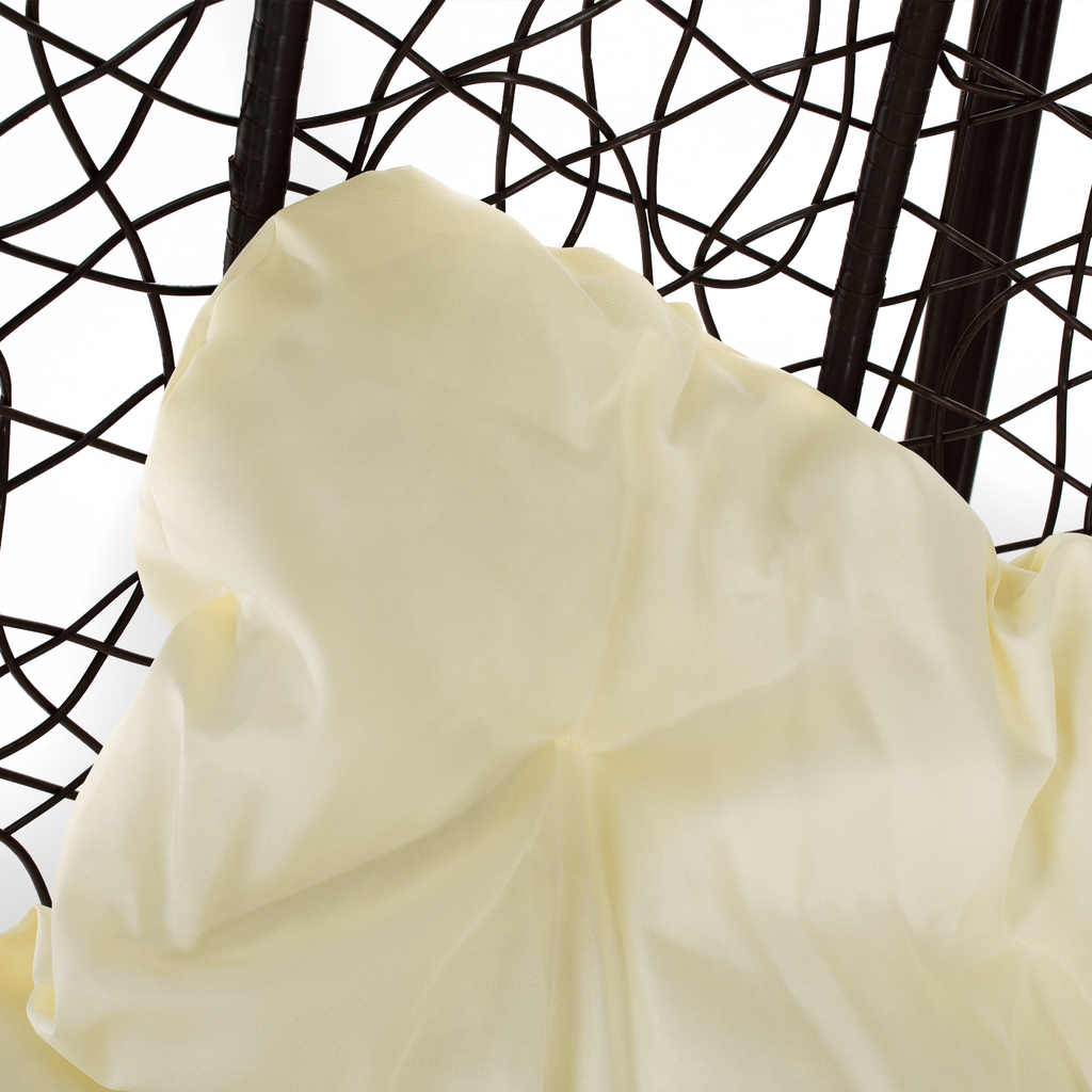 Scaun agatat, maro/crem DALVEA NEW