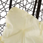 Scaun agatat, maro/crem DALVEA NEW