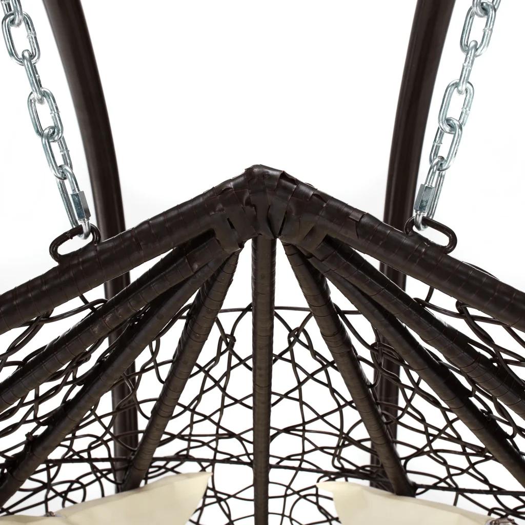 Scaun agatat, maro/crem DALVEA NEW