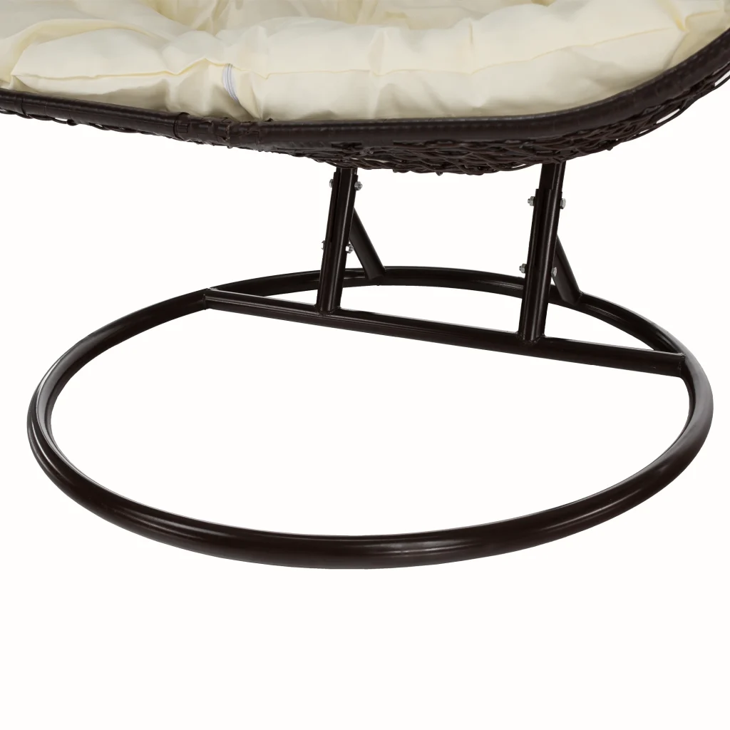 Scaun agatat, maro/crem DALVEA NEW