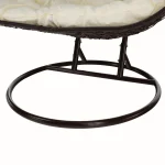 Scaun agatat, maro/crem DALVEA NEW