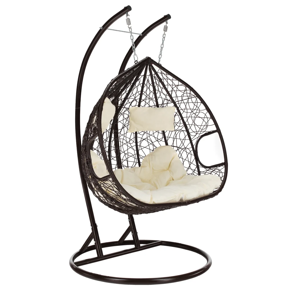 Scaun agatat, maro/crem DALVEA NEW