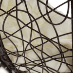 Scaun agatat, maro/crem DALVEA NEW