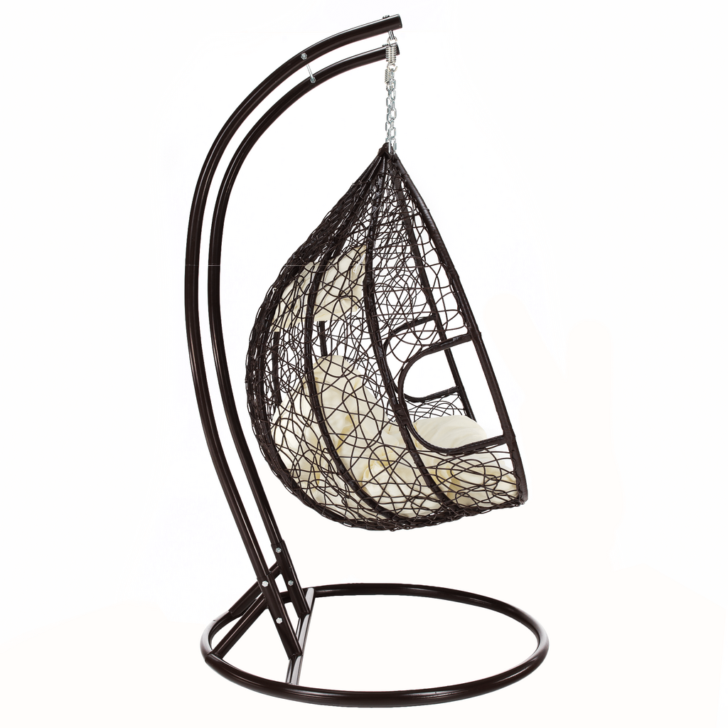 Scaun agatat, maro/crem DALVEA NEW