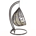 Scaun agatat, maro/crem DALVEA NEW