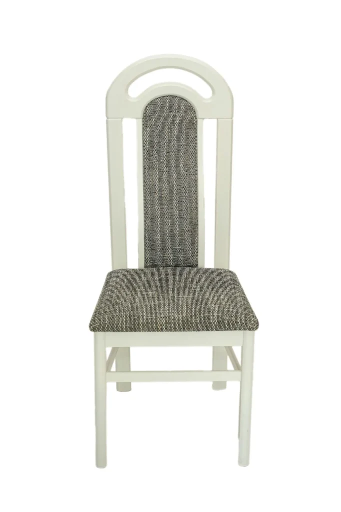 Scaun de lemn de fag 110x50x46 cm, nuanta alb