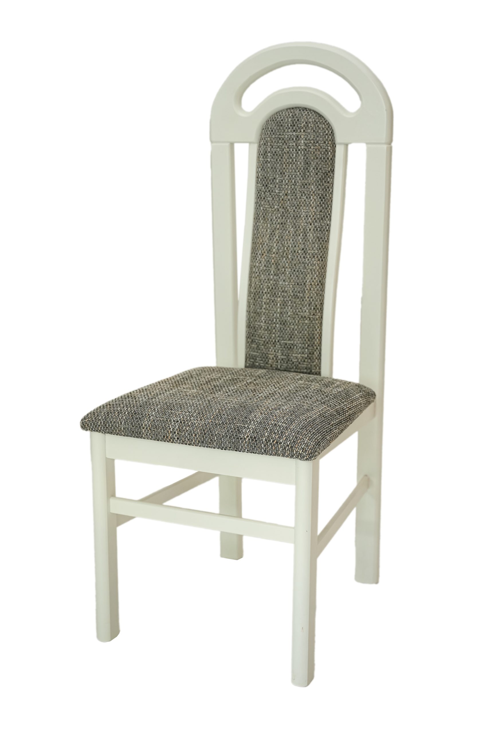 Scaun de lemn de fag 110x50x46 cm, nuanta alb